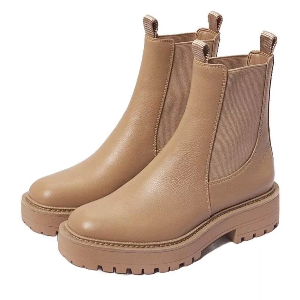 Sam Edelman Tan Chelsea Boots